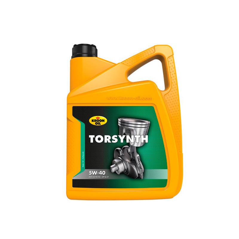 Kroon-Oil, Torsynth 5W-40 - Brændstofbesparende Motorolie - 5L