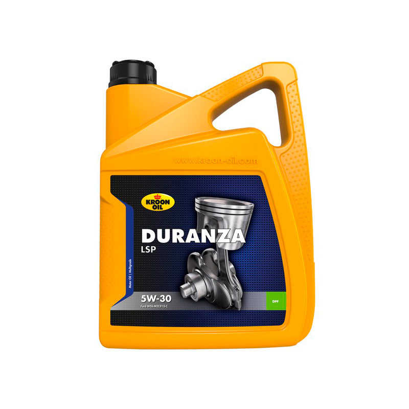 Kroon-Oil, Duranza LSP 5W-30 - 5L - Brændstofbesparende Syntetisk Motorolie