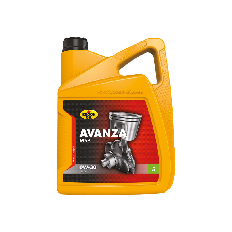 Kroon-Oil, Avanza MSP 0W-30 - 5L - Brændstofbesparende Syntetisk Motorolie