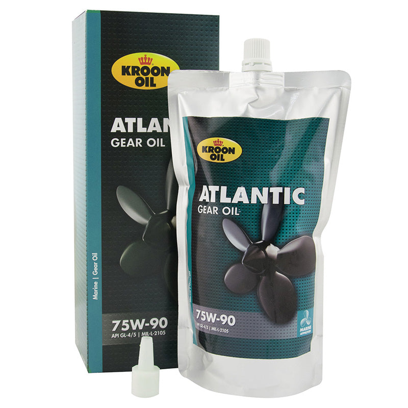 Kroon-Oil, Atlantic Gear Oil 75W-90 - Syntetisk Transmissionolie - 500ml