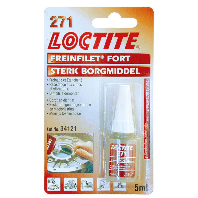 Loctite, 271 Threadlocker high strength (red) 5ml