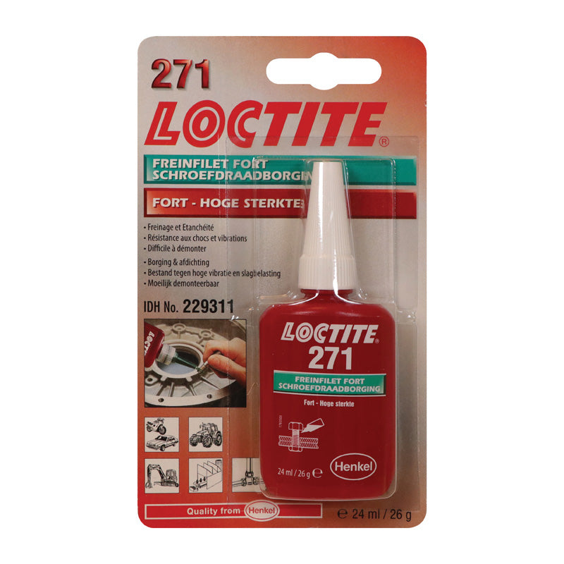 Loctite, 271 Threadlocker high strength (red) 24ml