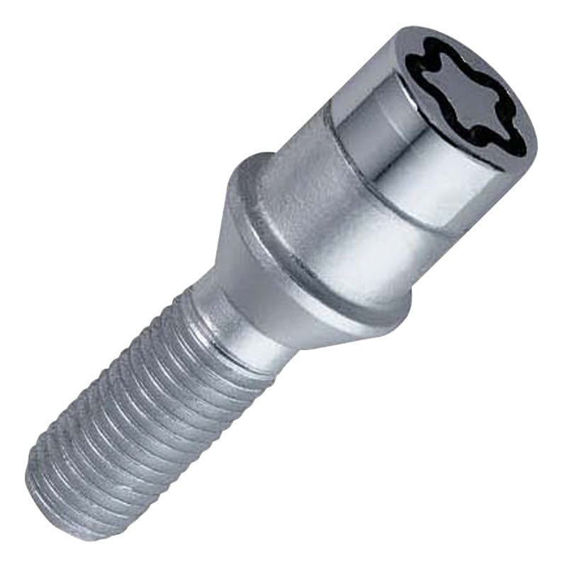 McGard, HEX/Tuner Hjul Låsebolte M12x1.25 - Konisk - 24mm (17mm hoved) - Sæt med 4 stk. + nøgle