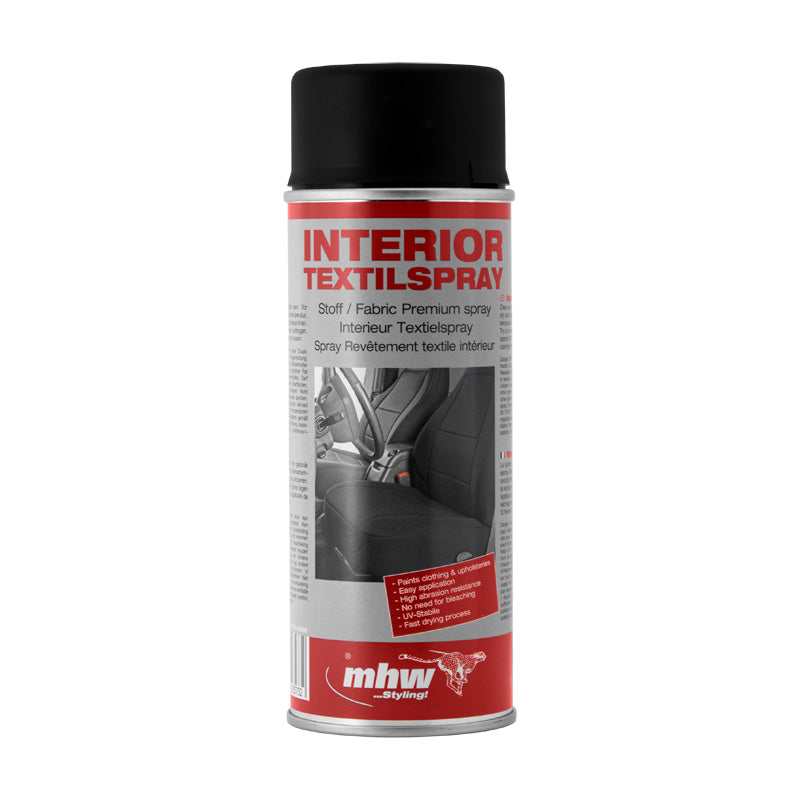 MHW Styling, Tekstil Malingspray - Sort - 400ml