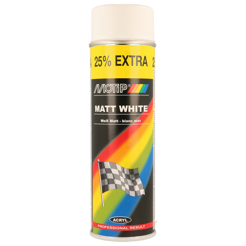 Motip, Rallye Lacquer - White matt - 500ml