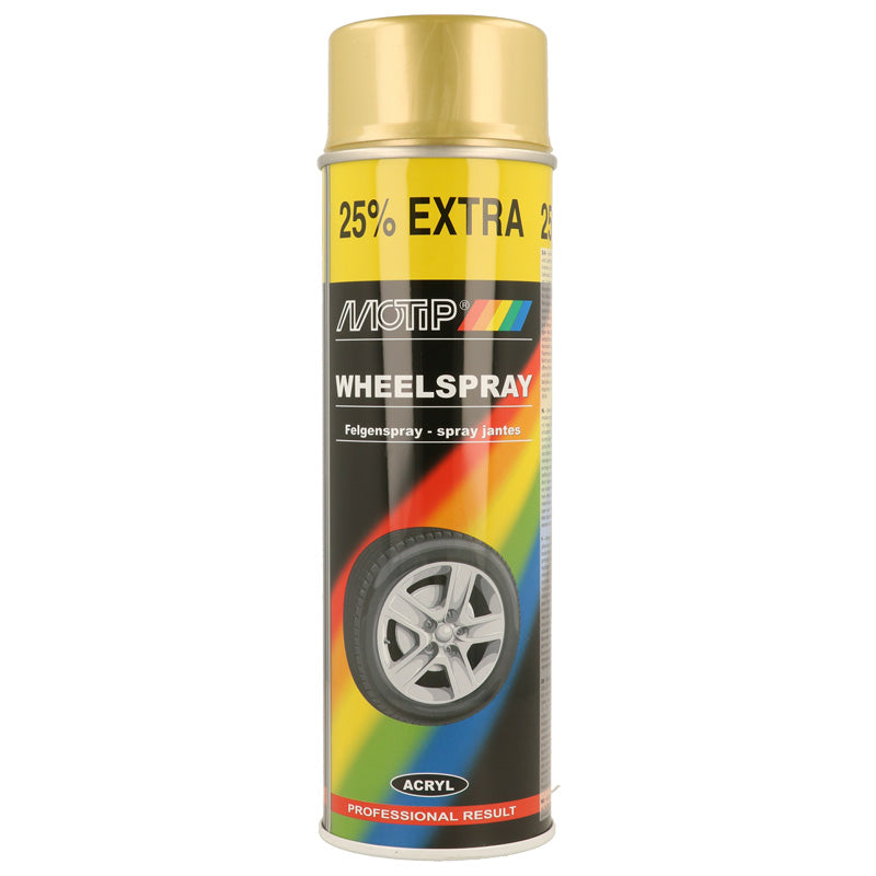 Motip, Wheel Spray - Gold - 500ml