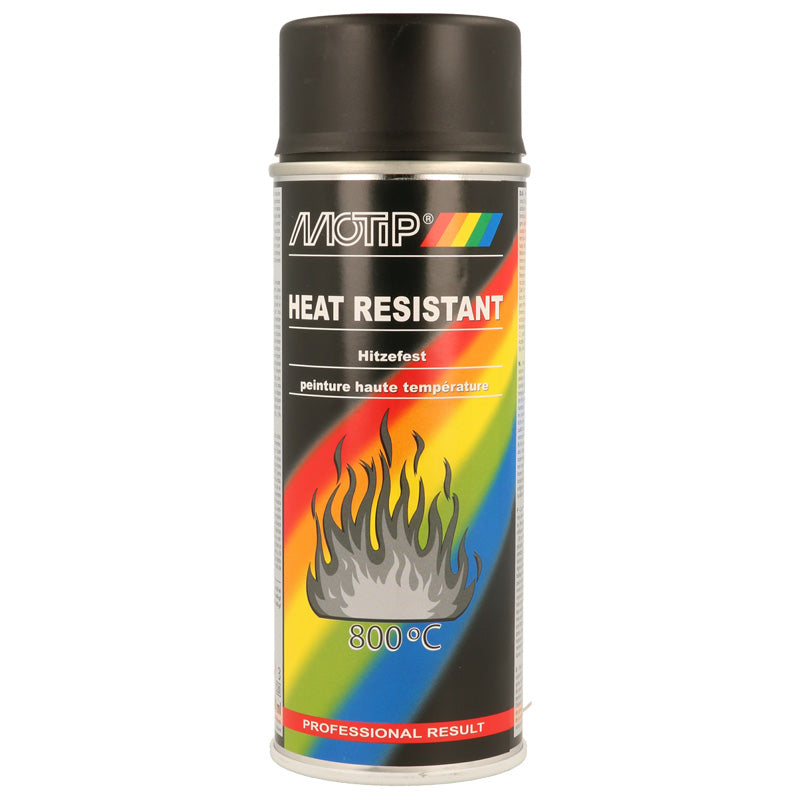 Motip, Heat Resistant Lacquer - Black - 400ml