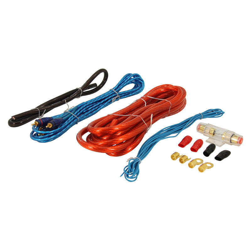 Newsound, Kabelkit 1250Watt - 25mm² - 5m Strøm- og RCA-kabel med Sikkerhedsforsikring