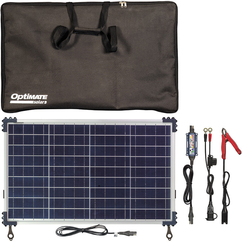 OptiMate, Solar DUO Rejsekit 40W - 5A Batterioplader & Overvåger