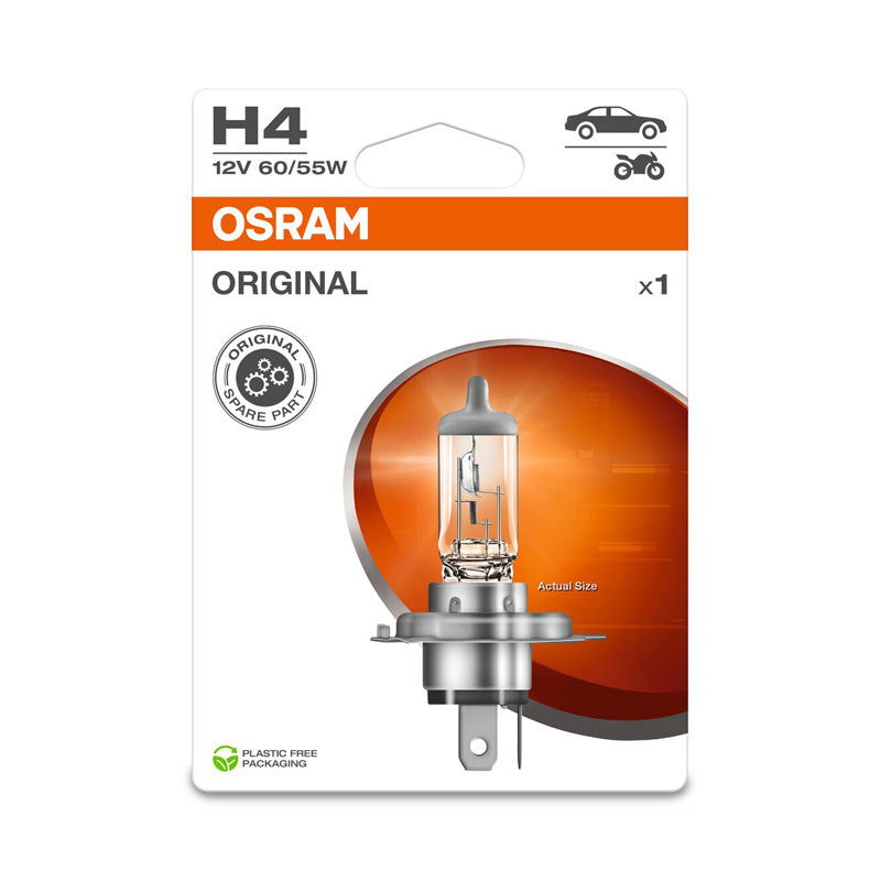 Osram, Original Halogenpære H4 - 12V/60-55W - Enkeltsæt