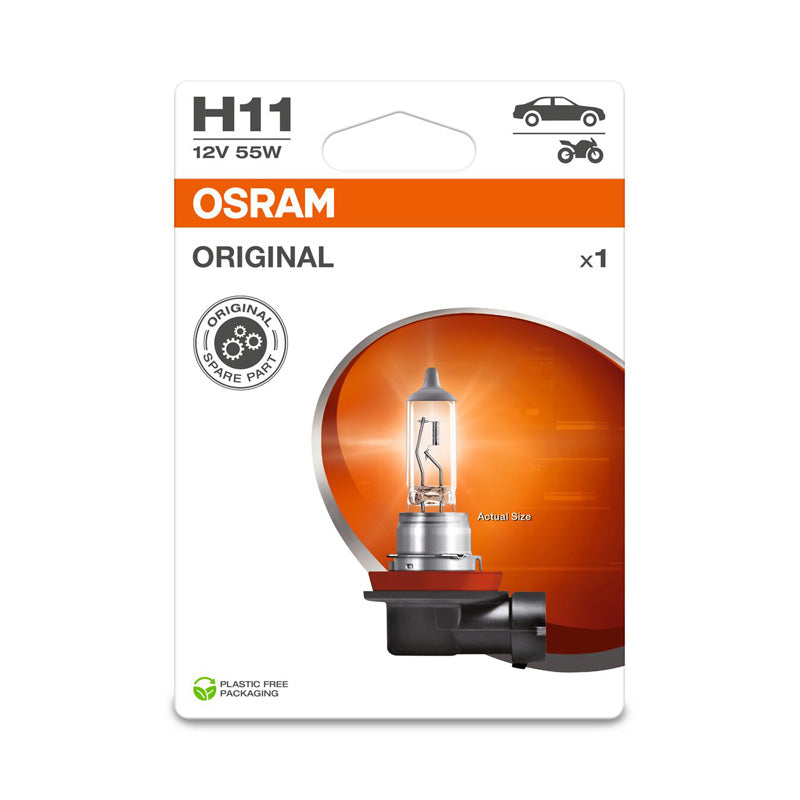 Osram, Original Halogenpære - H11 - 12V/55W - Enkeltstykke