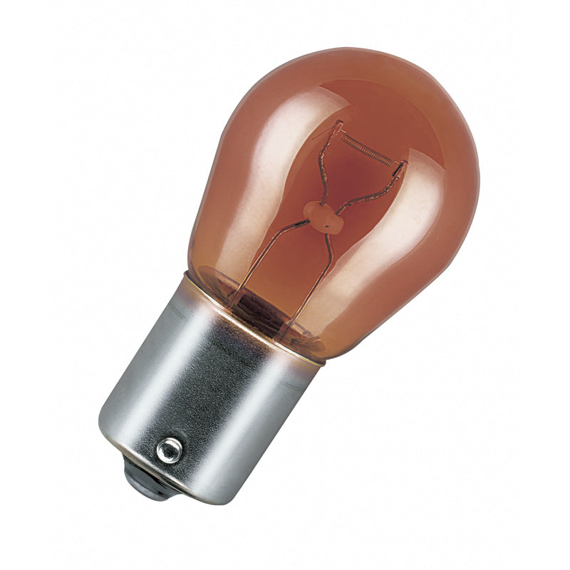 Osram, Original Halogenpærer - BAU15S - 12V/21W - Sæt med 2 stk - Orange