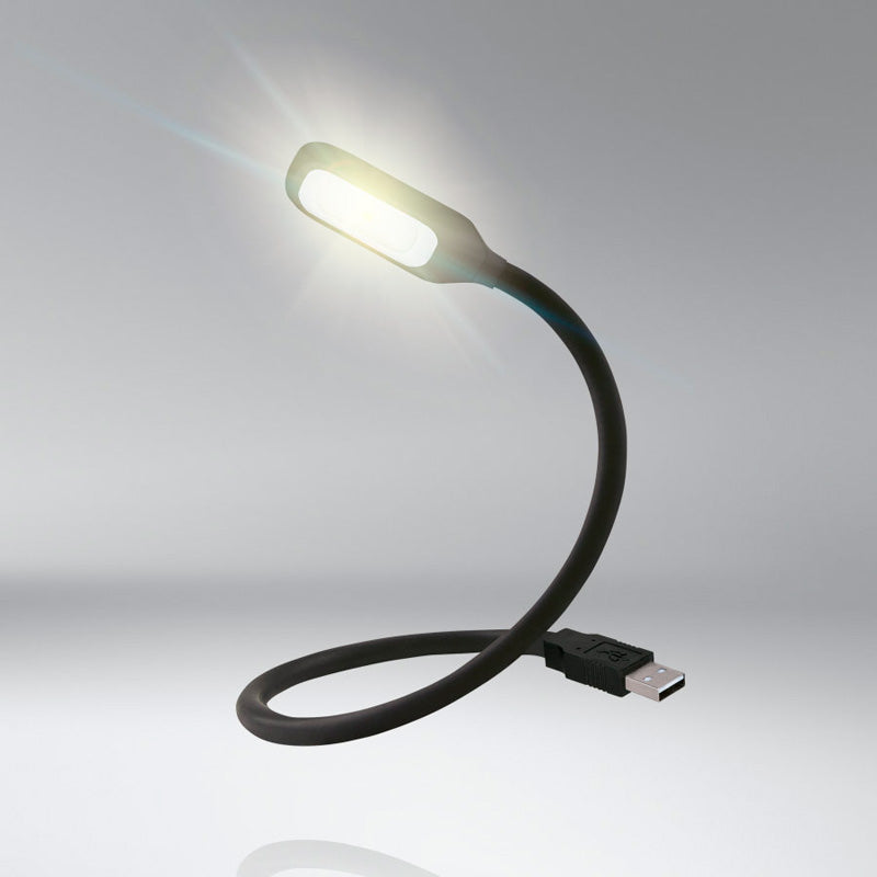 Osram, ONYX COPILOT Flexibel LED Læselampe - USB - Matt Sort