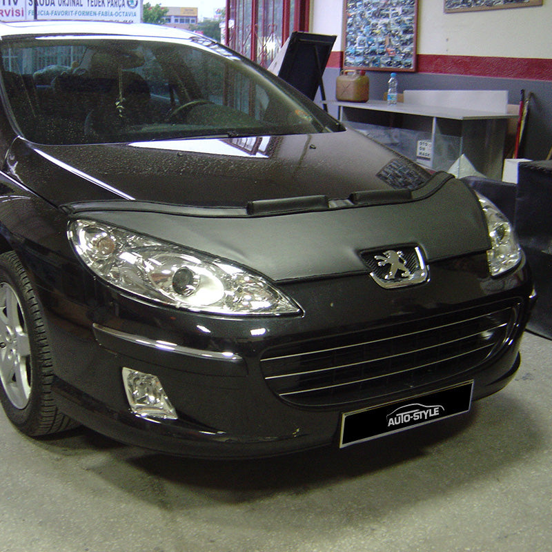 AutoStyle, HoodBra, passer til Peugeot 407 2004-2008 sort