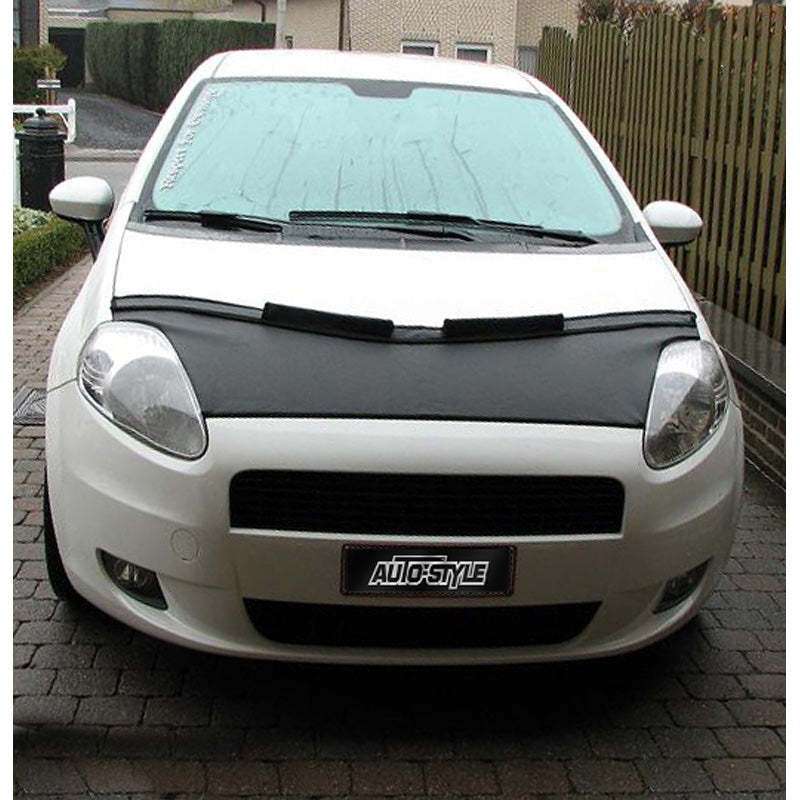 AutoStyle, HoodBra, passer til Fiat Grande Punto 2005-2008 sort