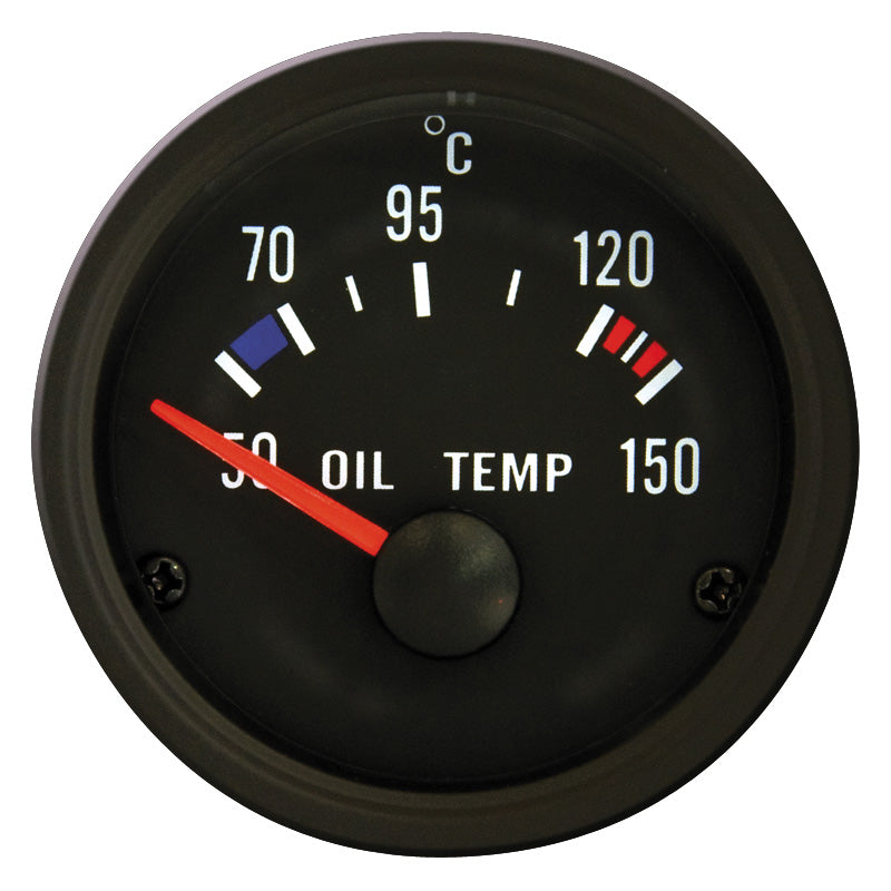 AutoStyle, Klassisk Sort Performance Instrument - Olietemperatur 50-150°C - 52mm