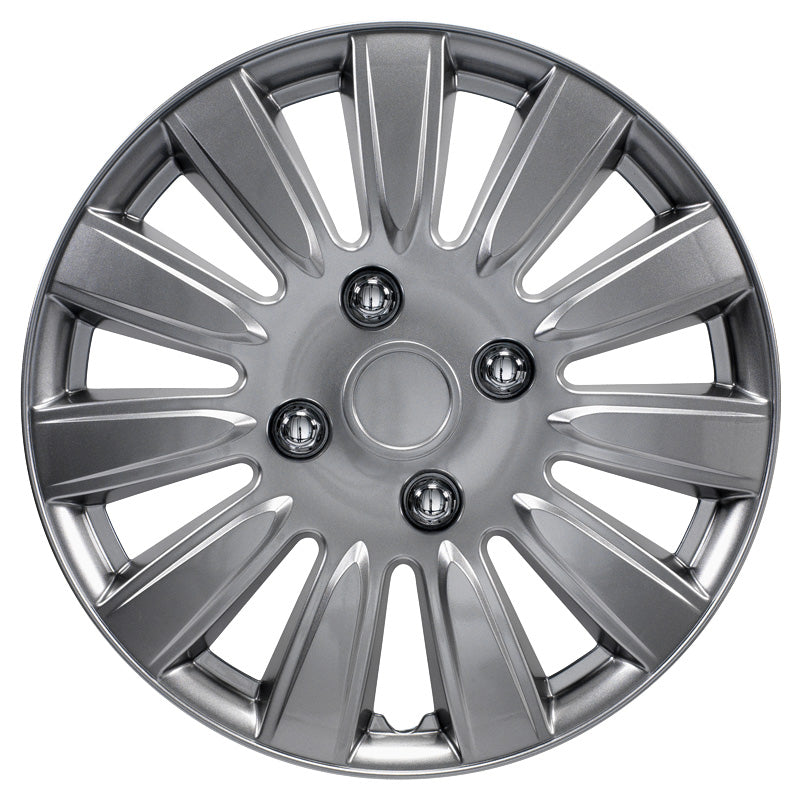 AutoStyle, Hjulkapsler, 4stk, Mississippi 14-tommer gun-metal