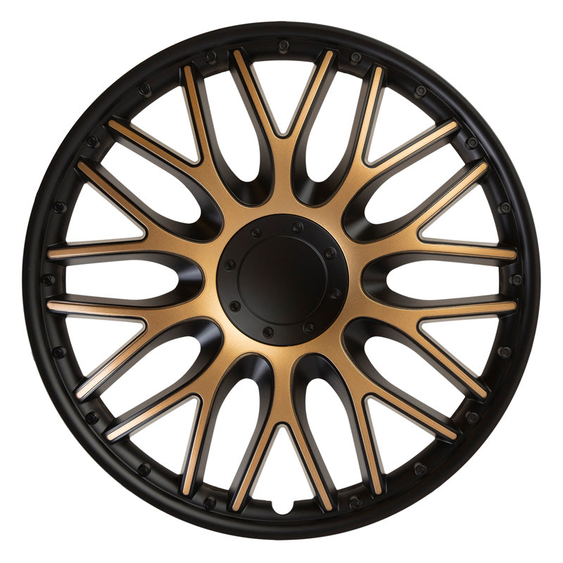 J-Tec, Hjulkapsler, 4stk, Orden 13-tommer black/gold