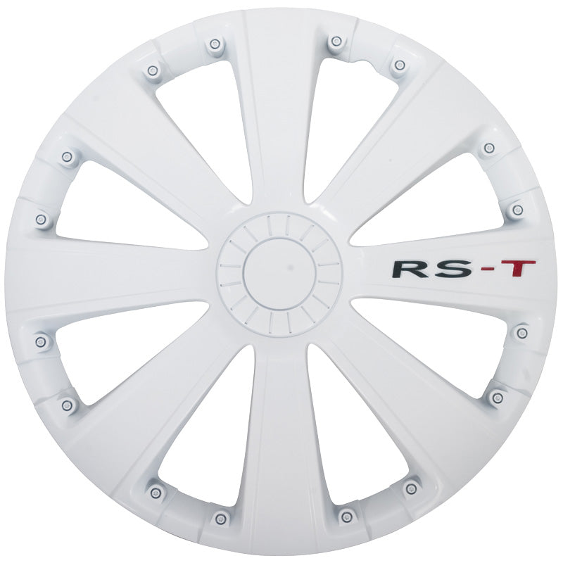 AutoStyle, Hjulkapsler, 4stk, RS-T 16-tommer white