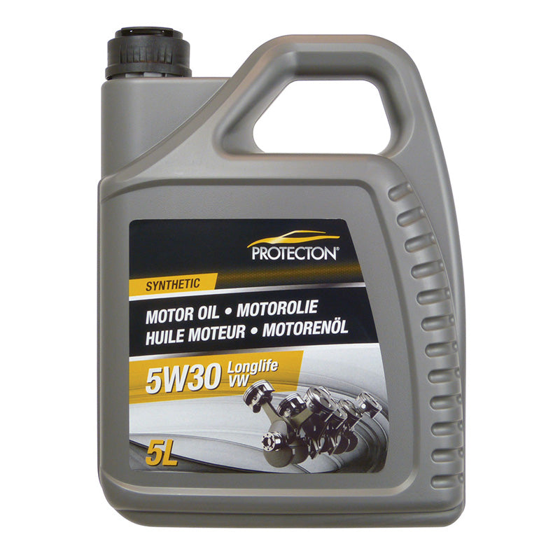 Protecton, Syntetisk Motorolie 5W30 Longlife - Mid-SAPS til VW - 5 Liter