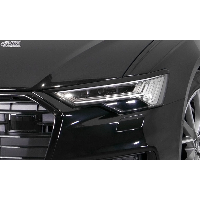 RDX Racedesign, Øjenskygger, passer til Audi A6 (C8) Sedan/Avant 2018- (ABS)