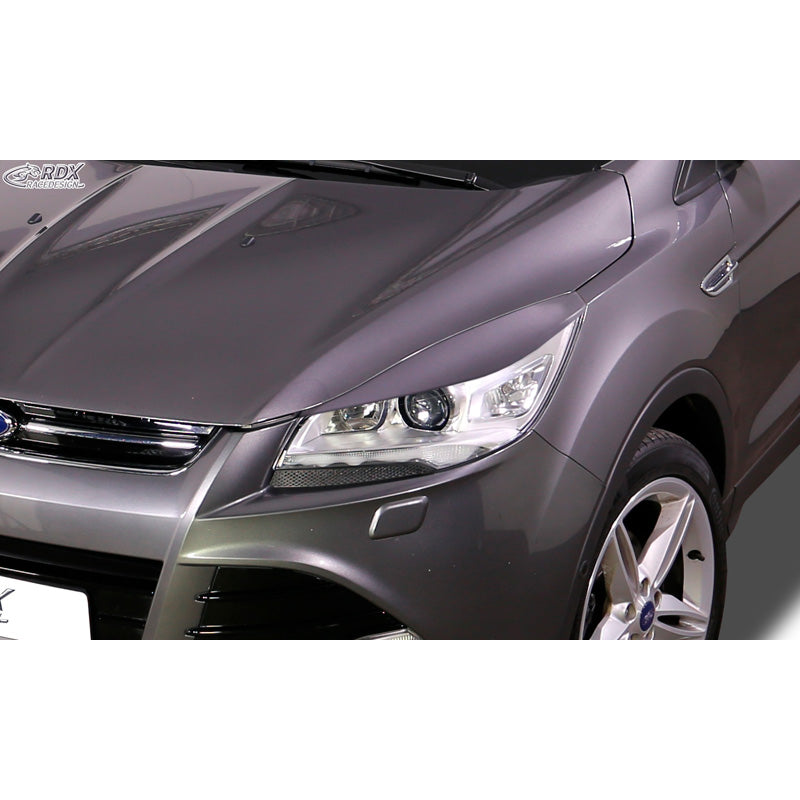 RDX Racedesign, Øjenskygger, passer til Ford Kuga II (DM2) excl. Facelift 2013-2016 (ABS)