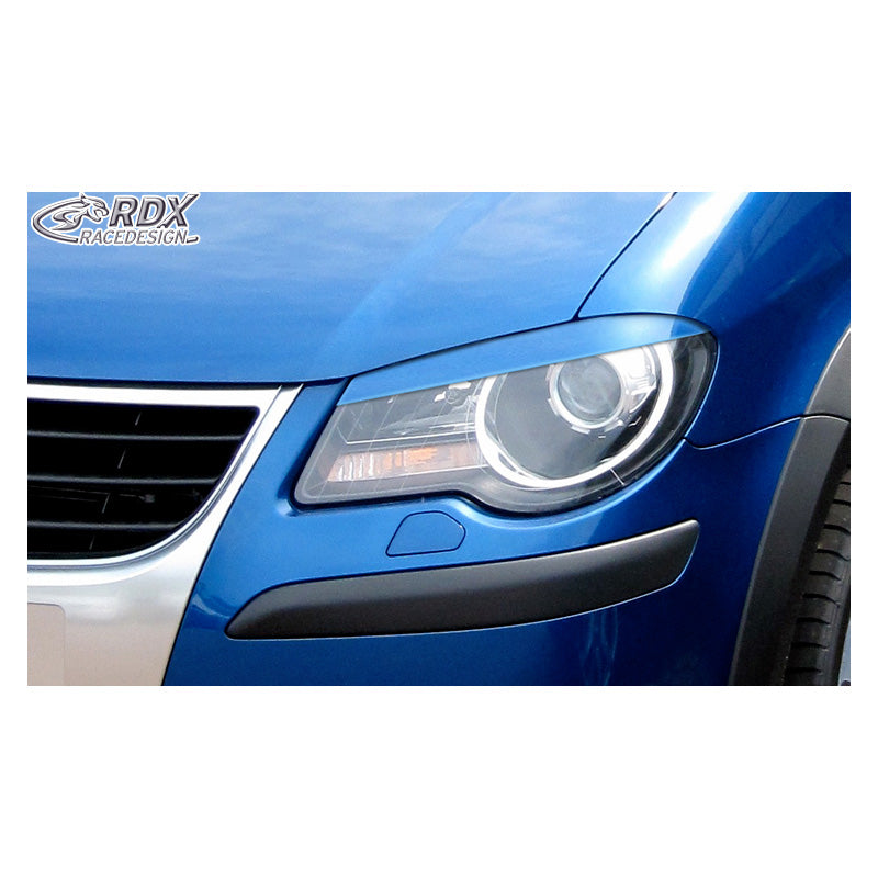 RDX Racedesign, Øjenskygger, passer til Volkswagen Touran 1T Facelift 2006-2011 (ABS)