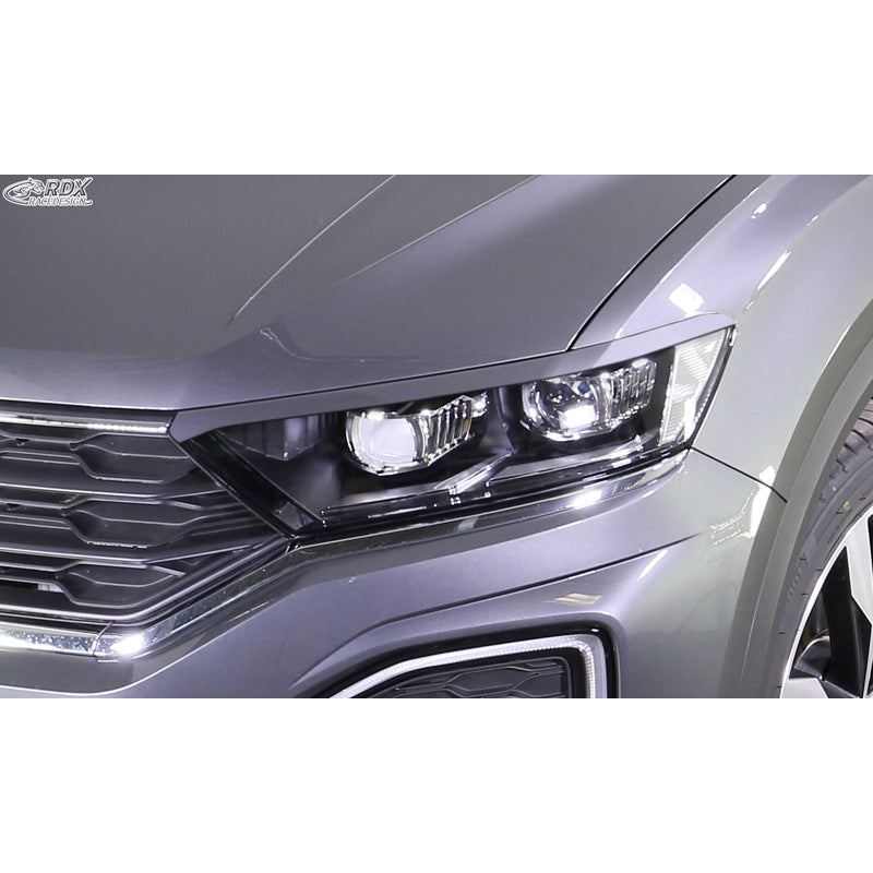 RDX Racedesign, Øjenskygger, passer til Volkswagen T-Roc (A1) 2017-2021 (ABS)