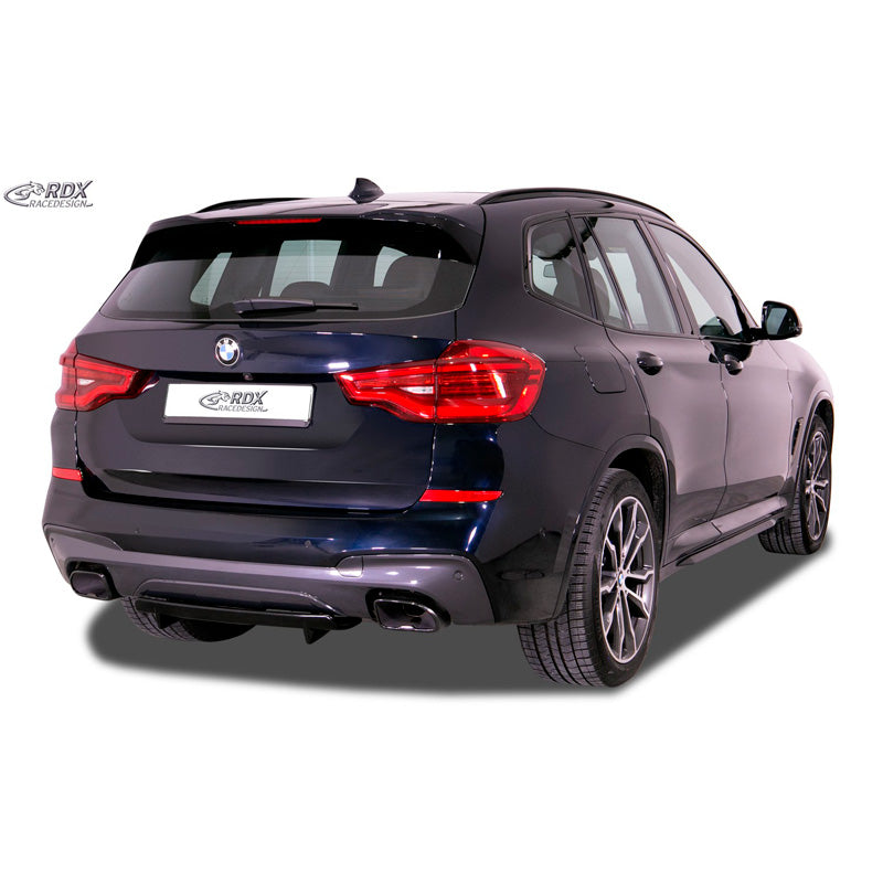 RDX Racedesign, Rear bumper skirt 'Diffusor U-Diff', passer til BMW X3 (G01) 2017- with M-Package (PU)