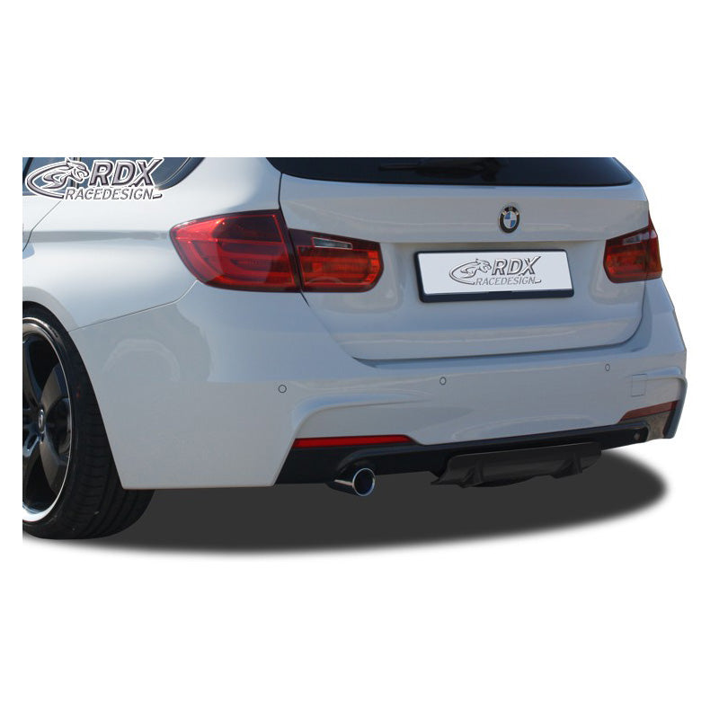 RDX Racedesign, Rear bumper skirt 'Diffusor U-Diff', passer til BMW 3-Series F30/F31 2012-2018 incl. M-Technic (PU)