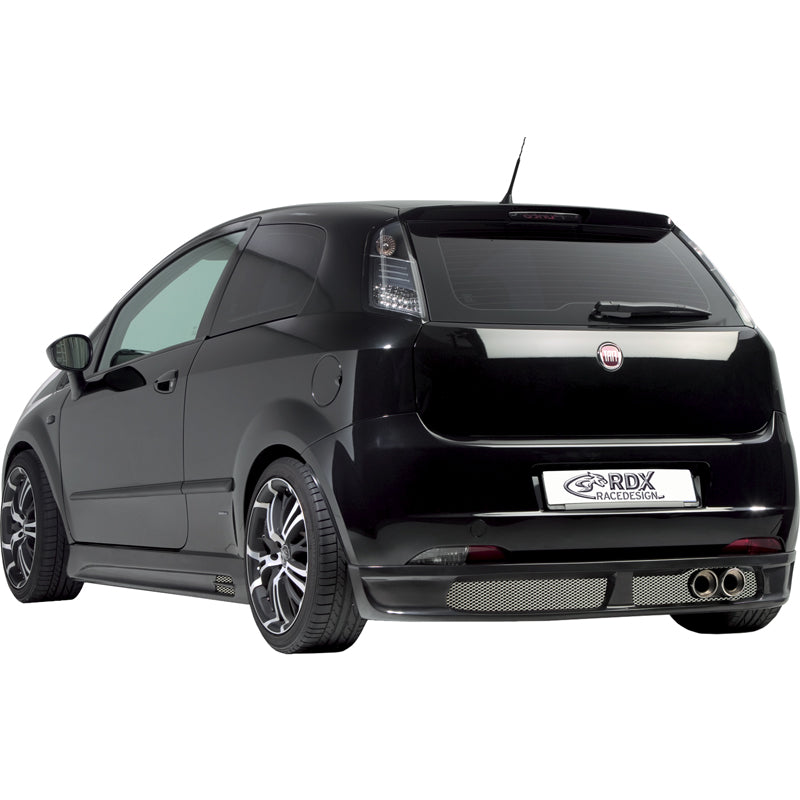 RDX Racedesign, Rear bumper skirt, passer til Fiat Grande Punto 2005- (PU)