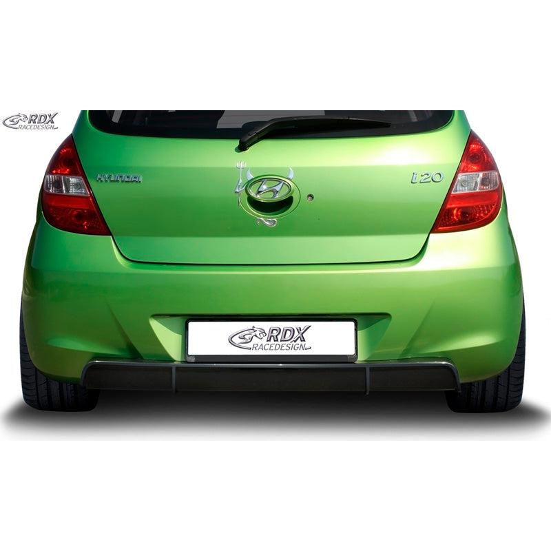 RDX Racedesign, Rear bumper skirt 'Diffusor', passer til Hyundai i20 PB/PBT 2008-2012 (ABS glossy black)