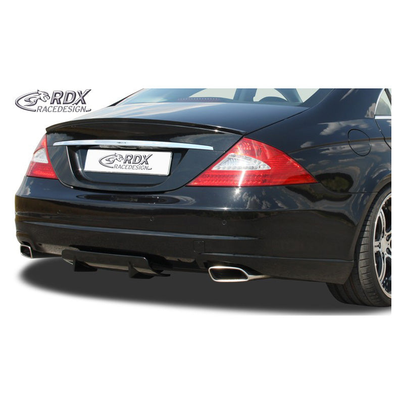 RDX Racedesign, Rear bumper skirt 'Diffusor U-Diff', passer til Mercedes CLS-Class C219 2004-2010 (PU)