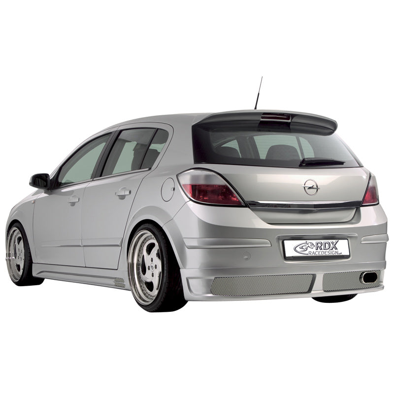 RDX Racedesign, Rear bumper skirt, passer til Opel Astra H 5 doors (PU)