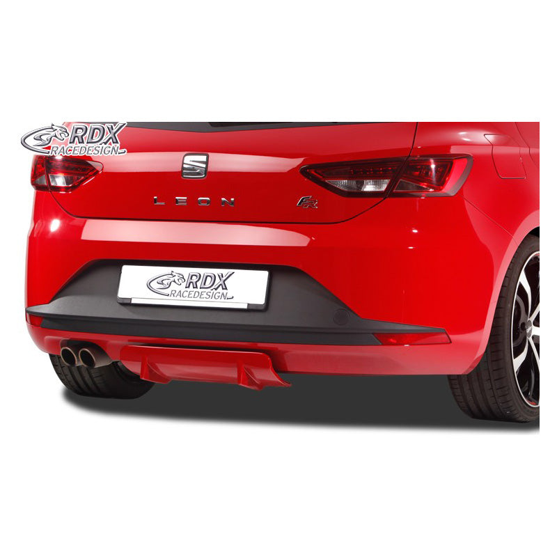 RDX Racedesign, Rear bumper skirt 'Diffusor U-Diff', passer til Seat Leon (5F) incl. FR/SC/ST 2012-2020 (PU)