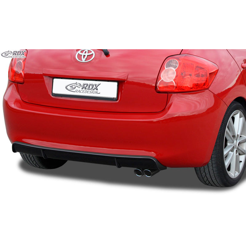 RDX Racedesign, Rear bumper skirt 'Diffusor', passer til Toyota Auris E150 2007-2010 (ABS glossy black)