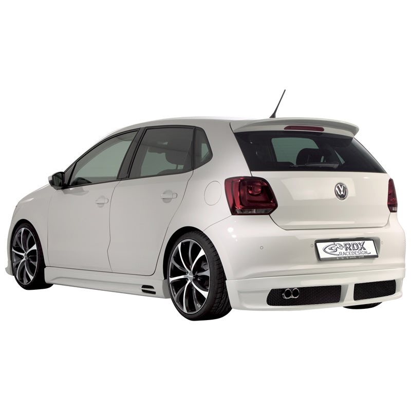 RDX Racedesign, Rear bumper skirt, passer til Volkswagen Polo 6R 2009- (PU)