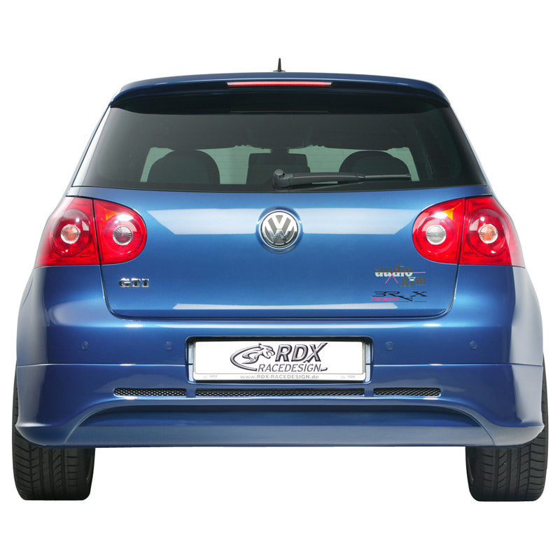 RDX Racedesign, Rear bumper skirt, passer til Volkswagen Golf V 2003-2008 (no exhaust recess) (ABS)