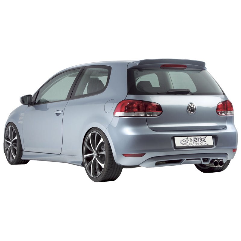 RDX Racedesign, Rear bumper skirt, passer til Volkswagen Golf VI 2008- excl. GTi/GTD/Plus (PU)