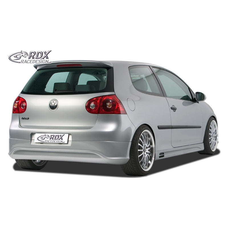 RDX Racedesign, Rear bumper skirt, passer til Volkswagen Golf V HB 3/5-doors 2003-2008 'R32 clean' (ABS)