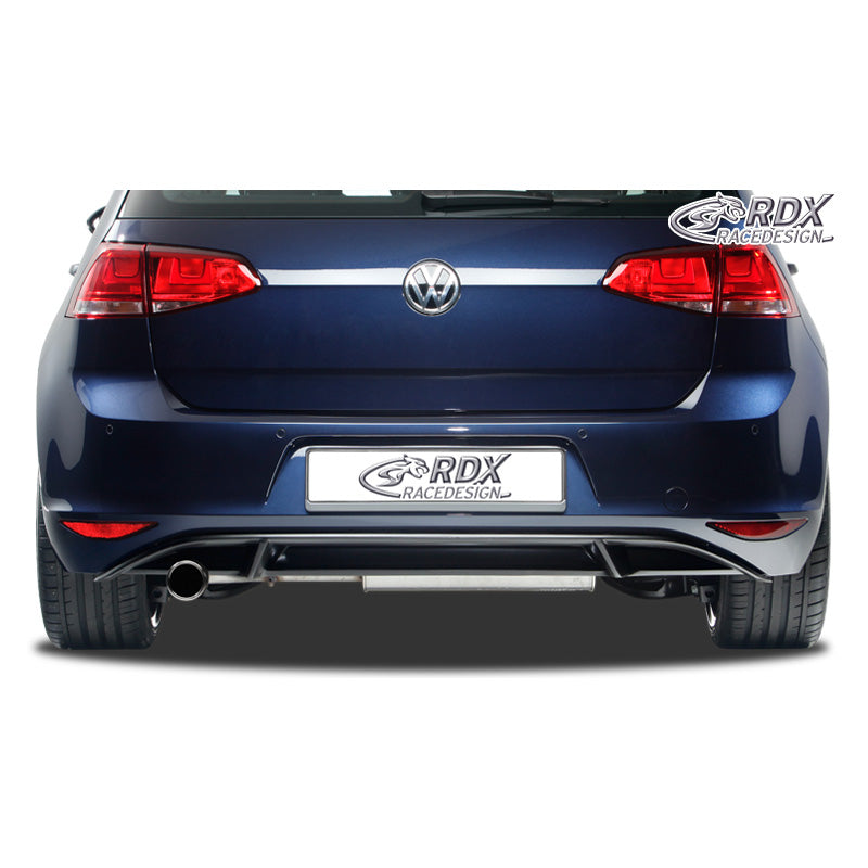 RDX Racedesign, Rear bumper skirt 'Diffusor', passer til Volkswagen Golf VII HB 3/5-doors 2012- excl. GTi/GTD (PUR)