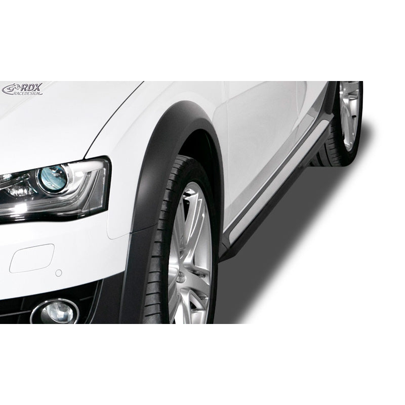 RDX Racedesign, Sideskørter 'Slim', passer til Audi A4 (B8) Allroad 2011- (ABS glossy black)