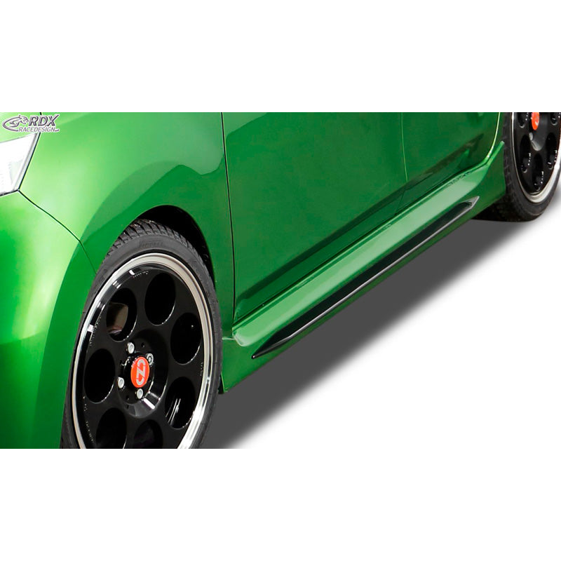 RDX Racedesign, Sideskørter 'Slim', passer til Daihatsu Materia (ABS glossy black)