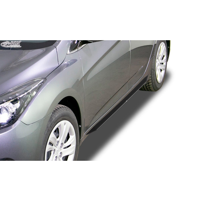 RDX Racedesign, Sideskørter 'Slim', passer til Hyundai i40 2011-2015 & Facelift 2015- (ABS glossy black)