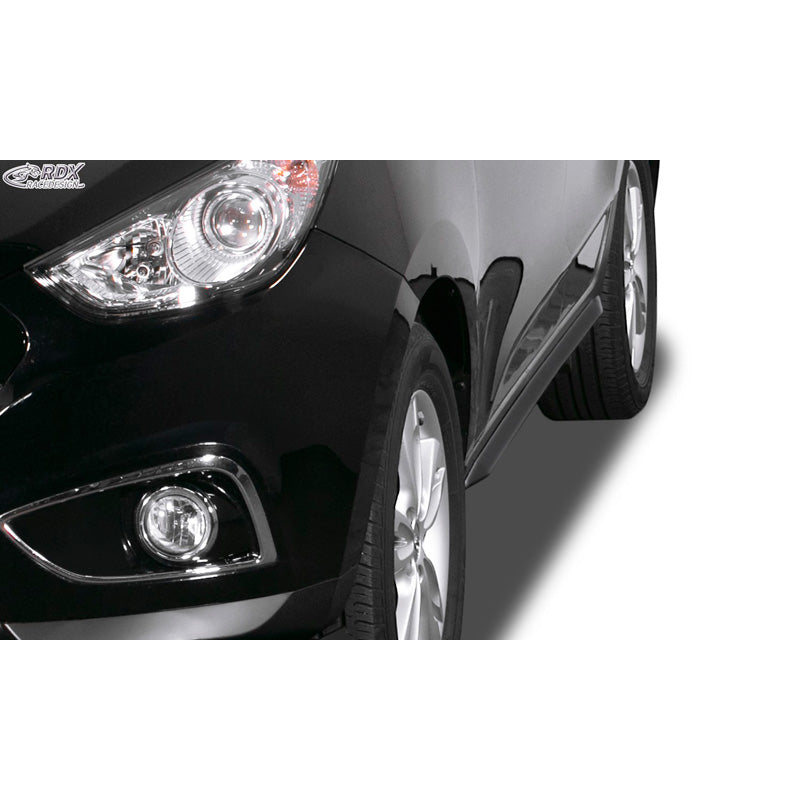 RDX Racedesign, Sideskørter 'Slim', passer til Hyundai ix35 2009-2016 (ABS glossy black)