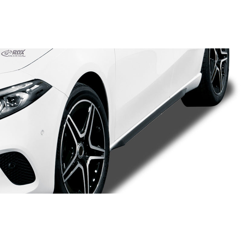 RDX Racedesign, Sideskørter 'Slim', passer til Mercedes A-Class W177 2018- (ABS glossy black)