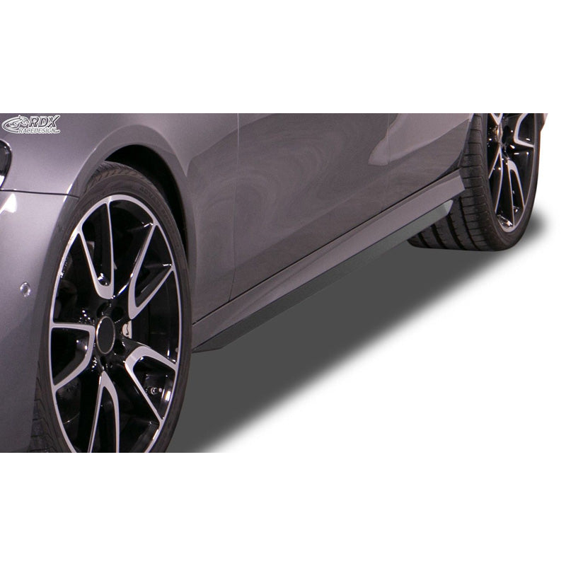 RDX Racedesign, Sideskørter, passer til Mercedes E-Class AMG-Line & E43 AMG W213/S213 2016-2020 'Slim' (ABS)