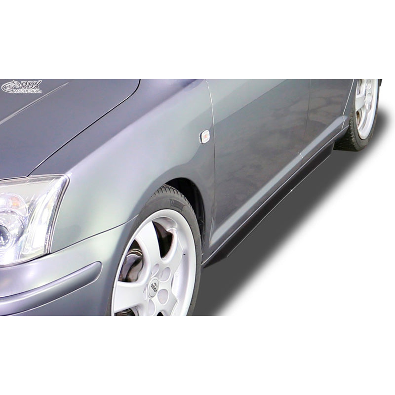 RDX Racedesign, Sideskørter 'Slim', passer til Toyota Avensis T25 2003-2009 (ABS glossy black)