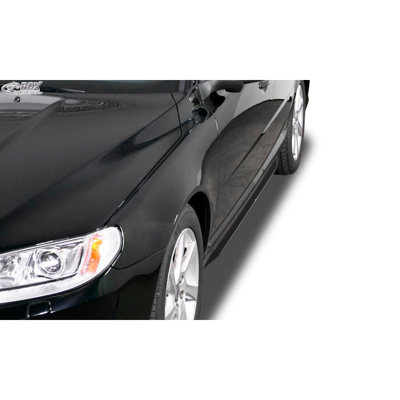 RDX Racedesign, Sideskørter 'Slim', passer til Volvo S80 2006-2016 & Volvo V70 2007- (ABS glossy black)