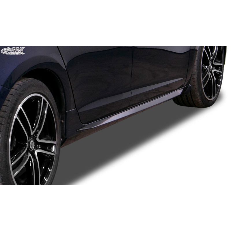 RDX Racedesign, Sideskørter 'Slim', passer til Volvo S60/V60 2013-2018 (ABS glossy black)